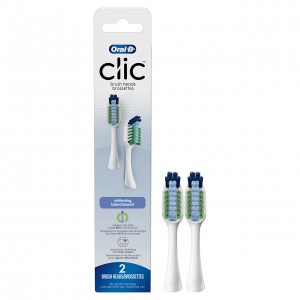 Oral-B Clic Toothbrush Whitening Replacement Brush Heads Tilbehør Hvide | DK_OB46081