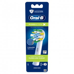 Oral-B FlossAction X-Filament Andre Børstehoveder Hvide | DK_OB15779