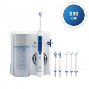 Oral-B Water Flosser Advanced Countertop Irrigator Tilbehør Hvide | DK_OB76459