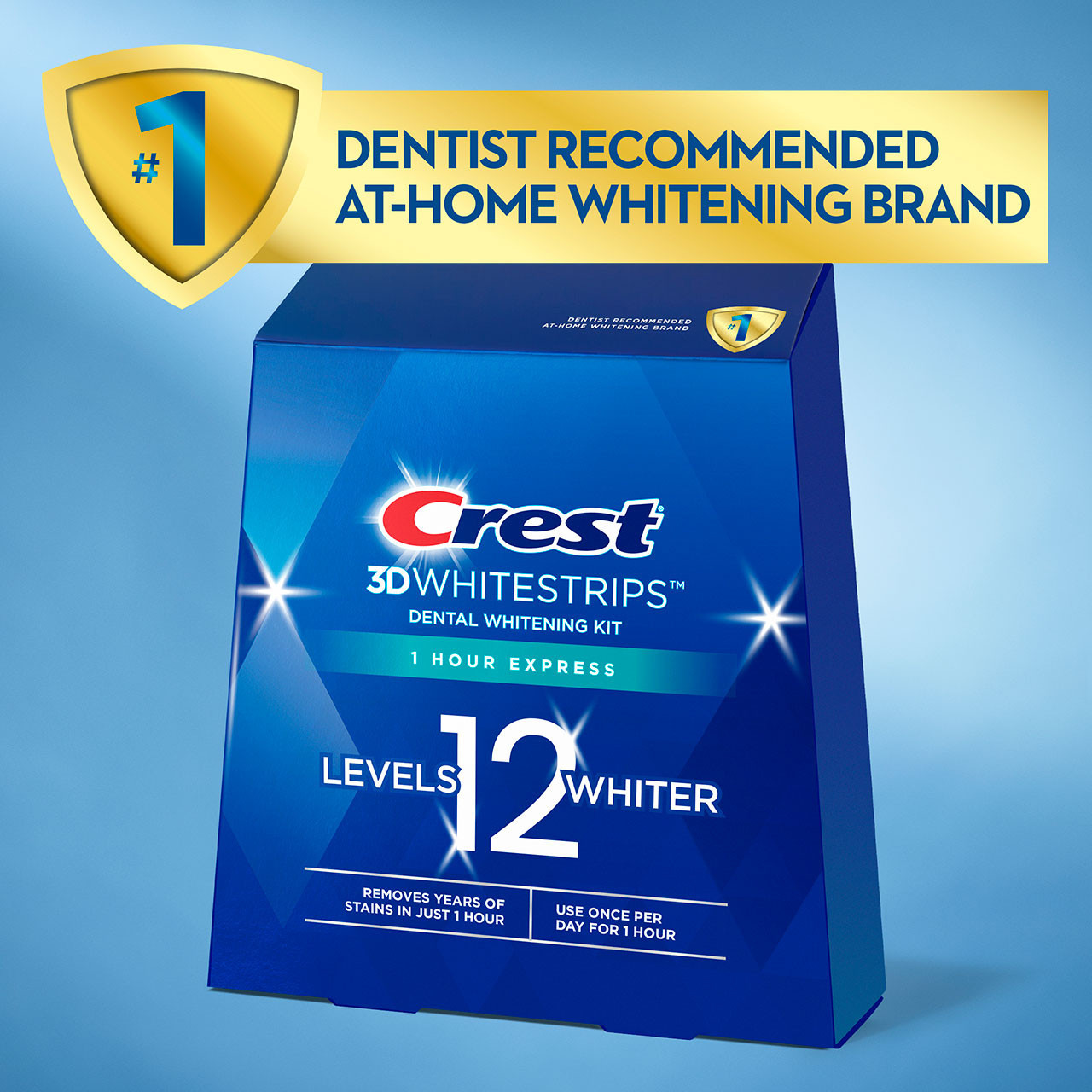 Oral-B 3DWhitestrips 1 Hour Express Tilbehør Blå | DK_OB86029