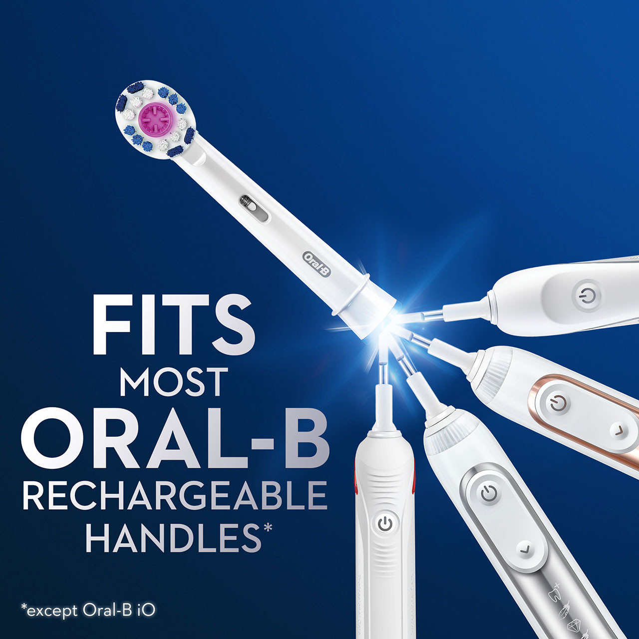 Oral-B 3D White Electric Toothbrush Andre Børstehoveder Hvide | DK_OB29076