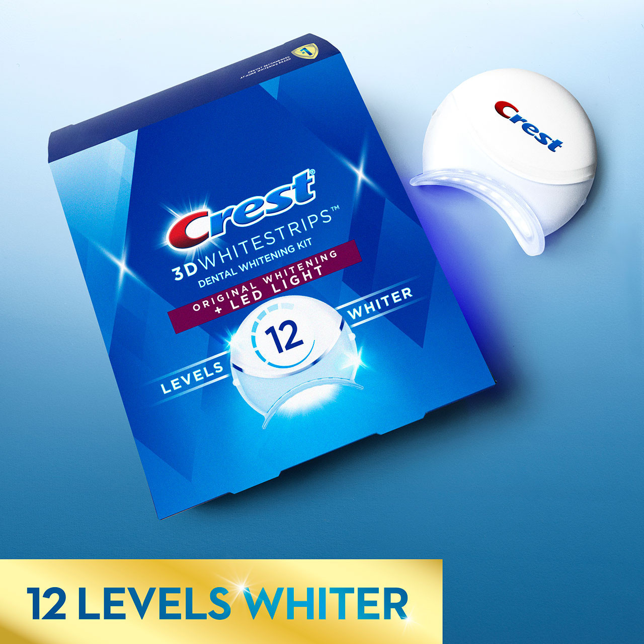 Oral-B Crest 3DWhitestrips Original Plus LED Tilbehør Lyse | DK_OB77263