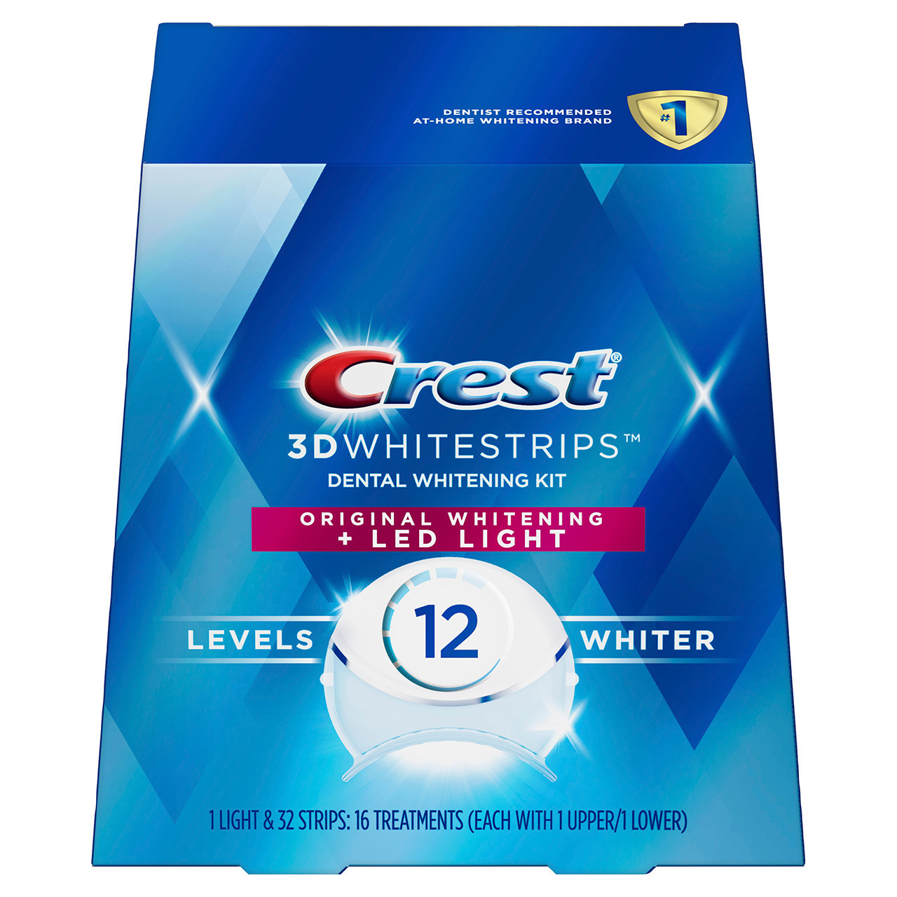 Oral-B Crest 3DWhitestrips Original Plus LED Tilbehør Lyse | DK_OB77263