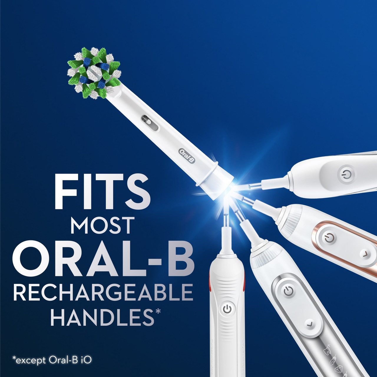 Oral-B CrossAction X-Filament Andre Børstehoveder Hvide | DK_OB80405