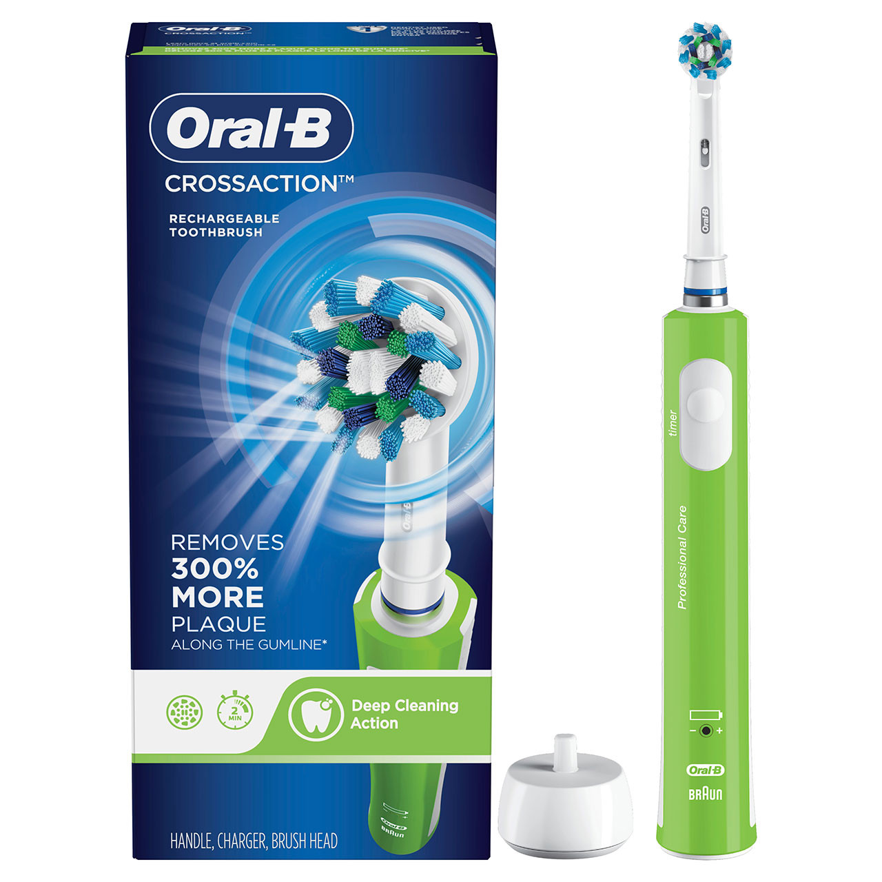 Oral-B Cross Action Pro-serien Grøn | DK_OB76221