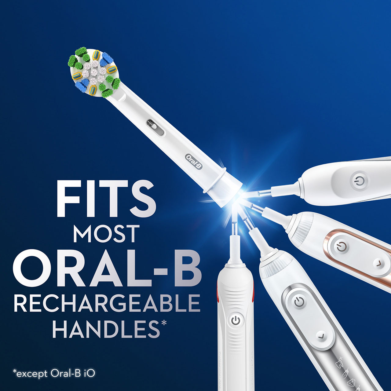 Oral-B FlossAction X-Filament Andre Børstehoveder Hvide | DK_OB15779