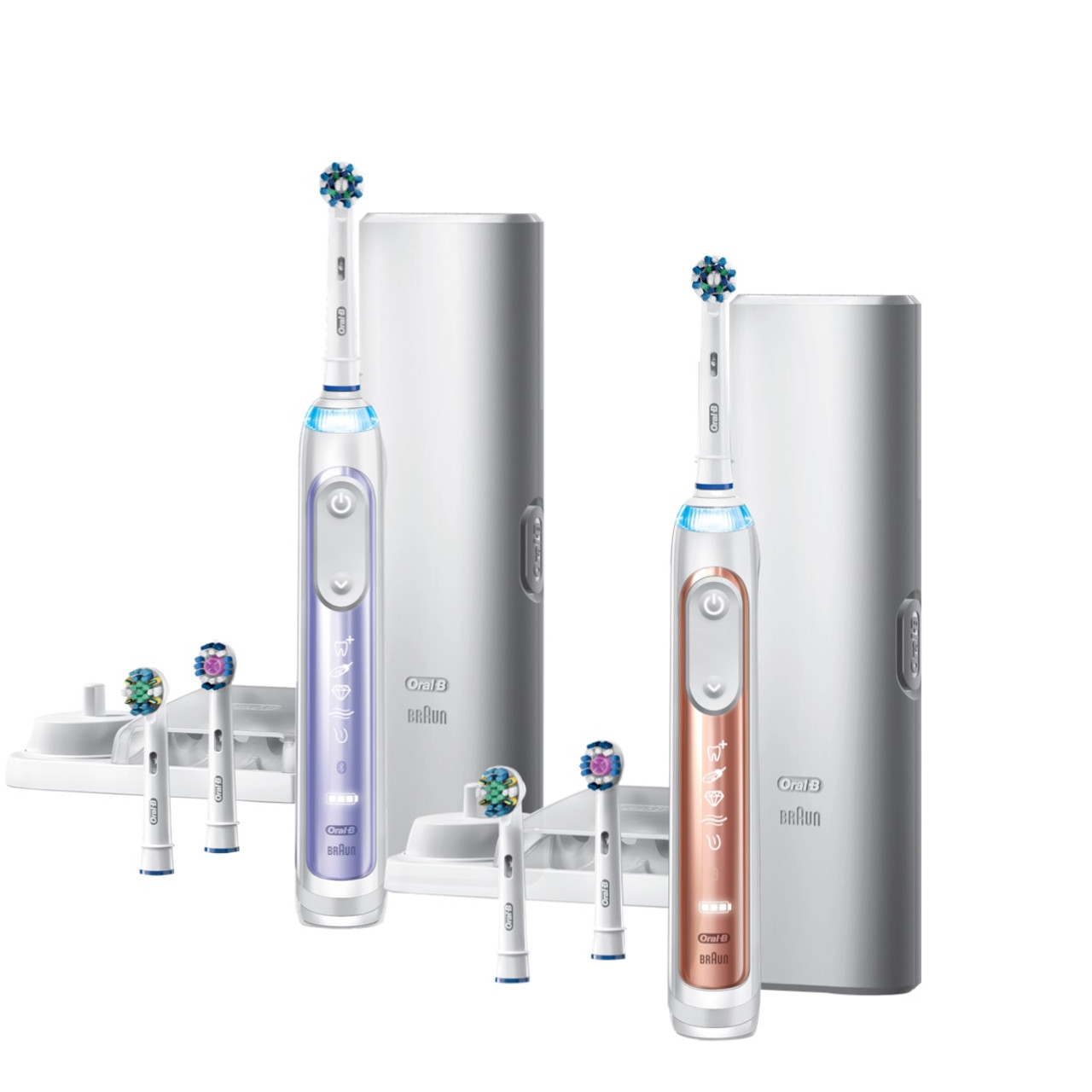 Oral-B Genius 7500 Rechargeable Genius-serien Lilla Lyserød Guld | DK_OB25320