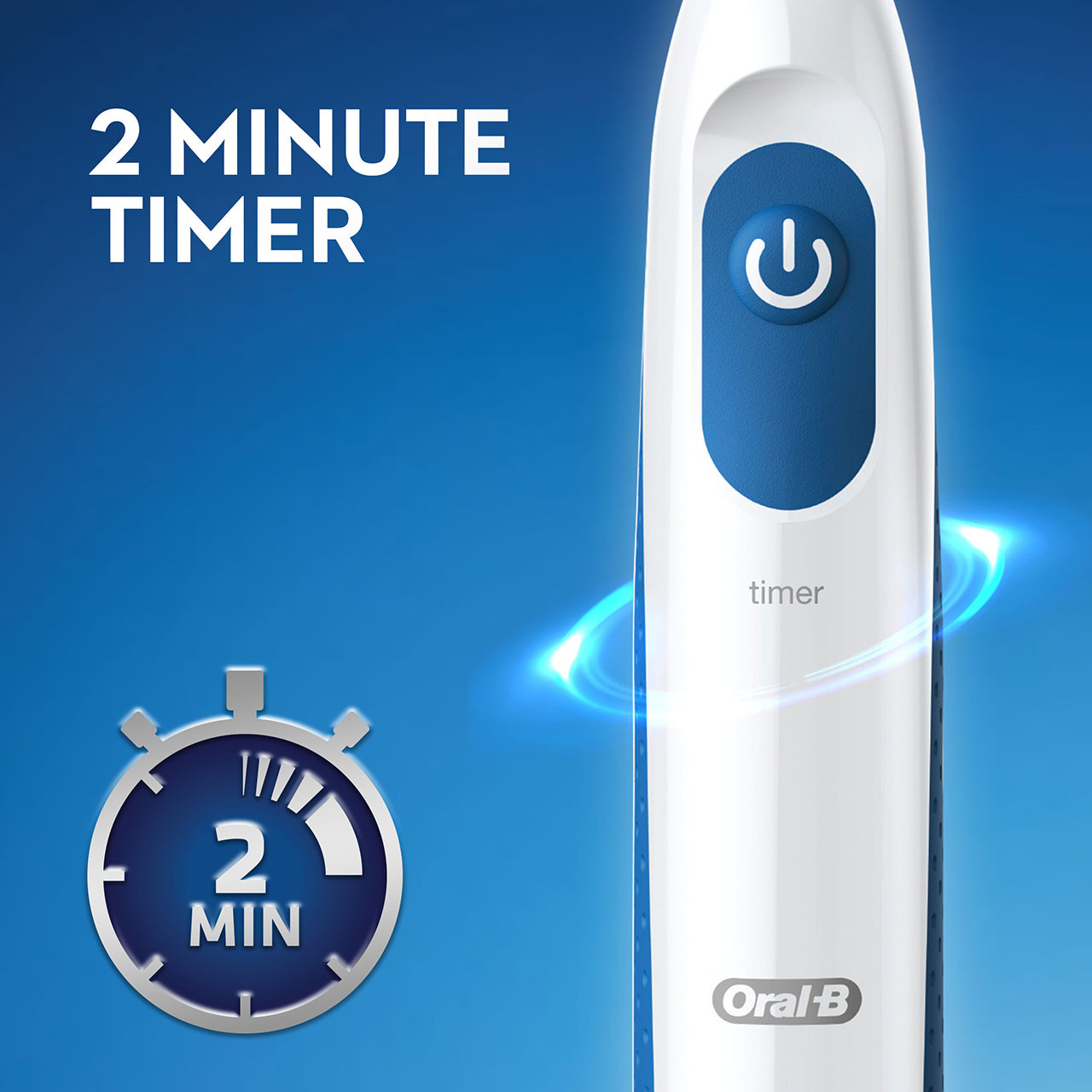 Oral-B Pro 100 Precision Clean Pro-serien Hvide Blå | DK_OB22924