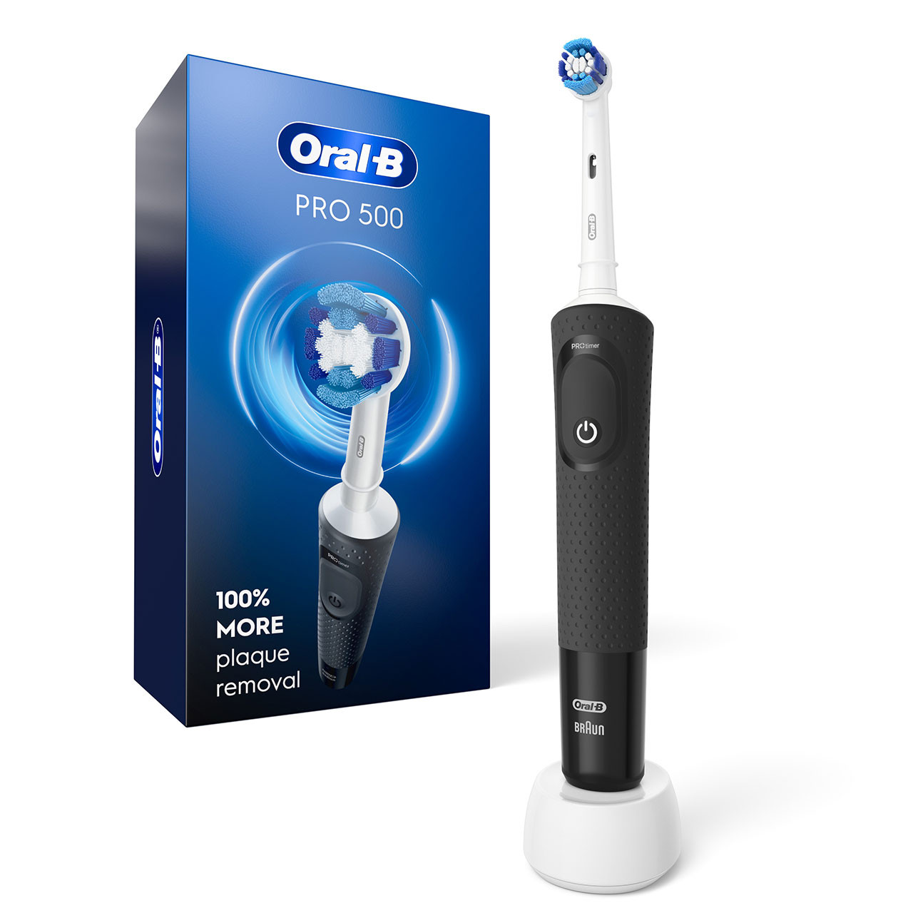 Oral-B Pro 500 Series Pro-serien Hvide Sort | DK_OB78071