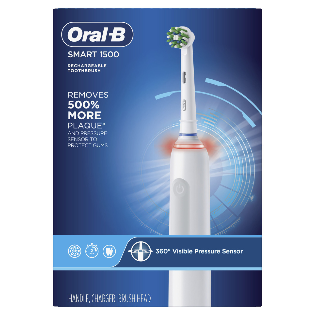 Oral-B Smart 1500 Power Rechargeable Smart-serie Hvide | DK_OB76245