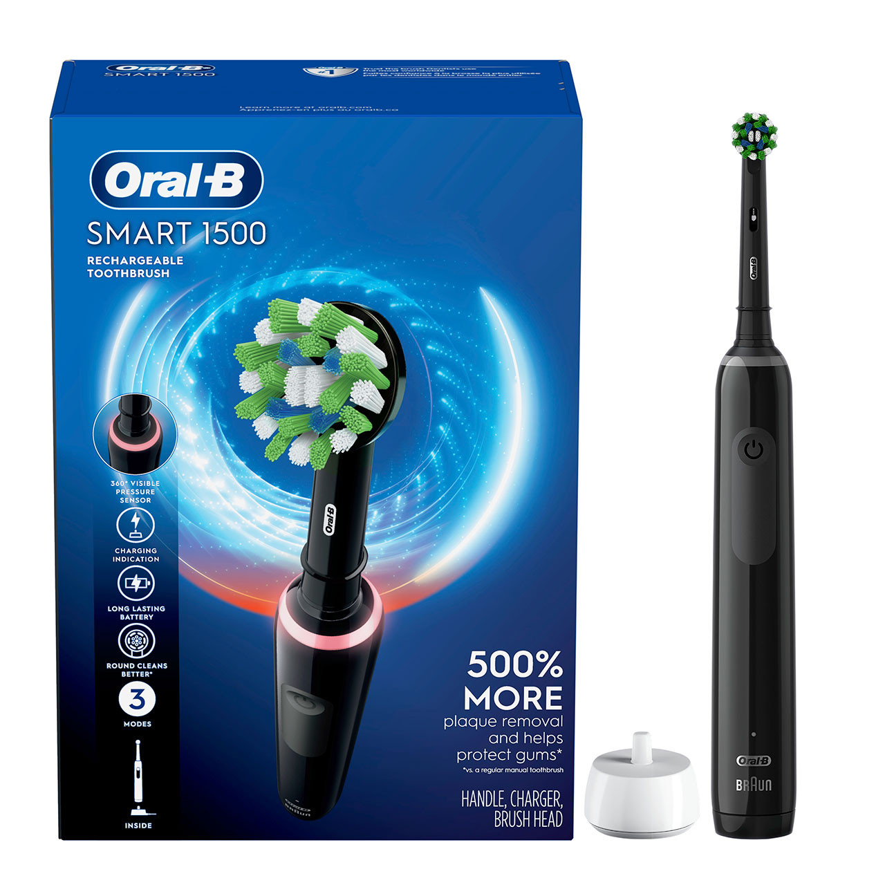 Oral-B Smart 1500 Smart-serie Sort | DK_OB59055