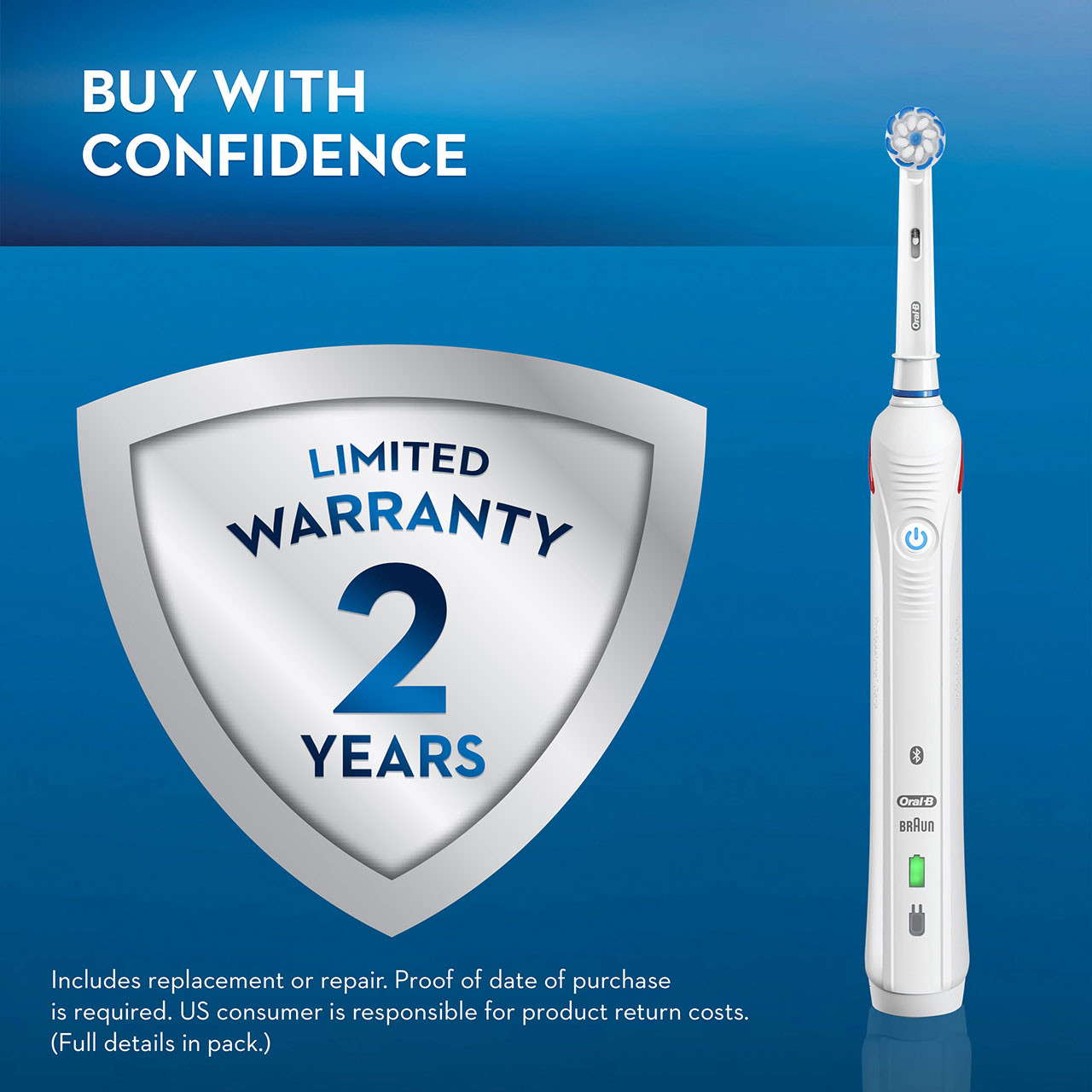 Oral-B Smart 4000 Rechargeable Smart-serie Hvide | DK_OB99310