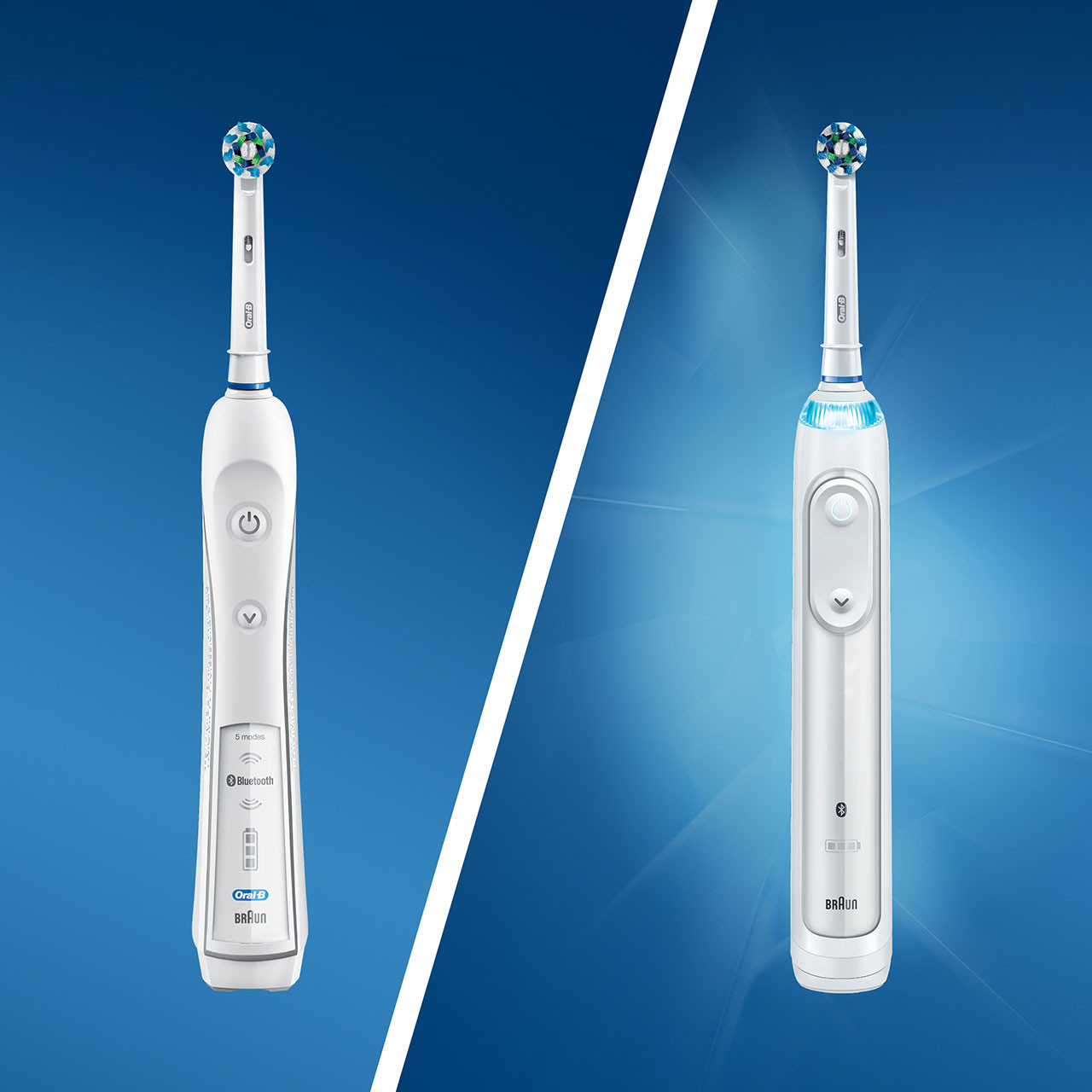 Oral-B Smart 5000 with Bluetooth Smart-serie Hvide | DK_OB37975