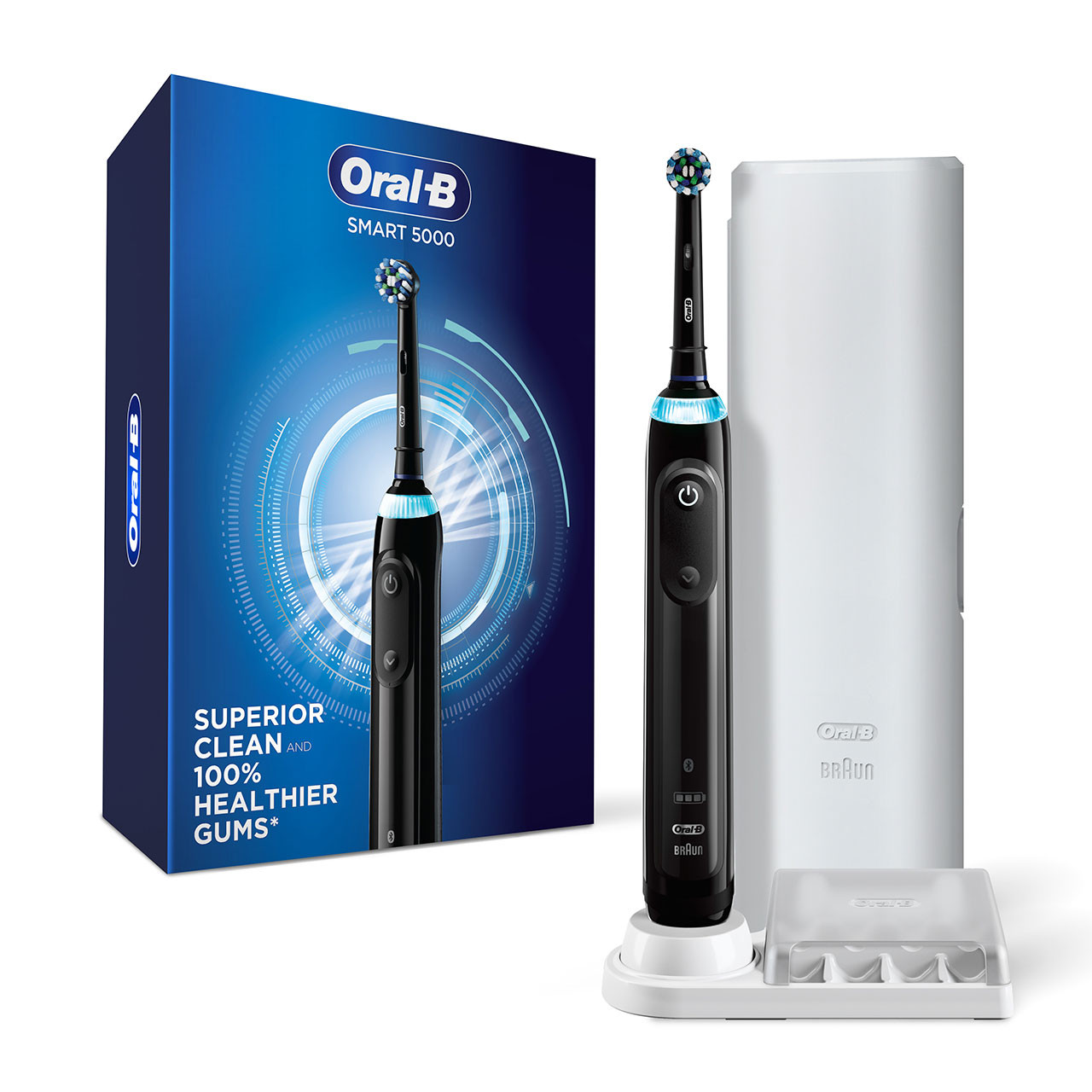 Oral-B Smart 5000 with Bluetooth Smart-serie Sort | DK_OB14409