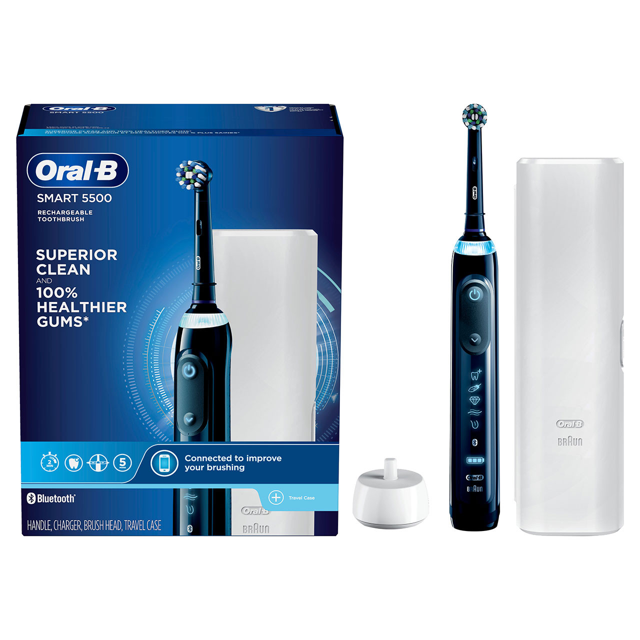 Oral-B Smart 5500 with Bluetooth Smart-serie Blå | DK_OB22716