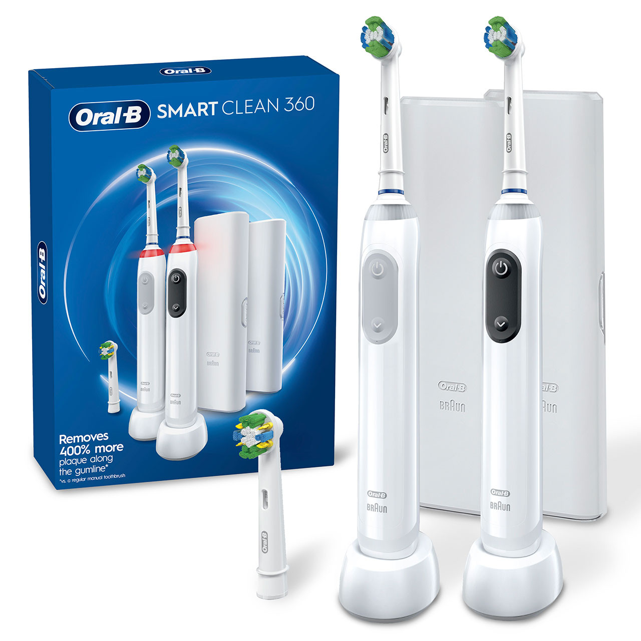 Oral-B Smart Clean 360 Rechargeable Smart-serie Hvide | DK_OB47829