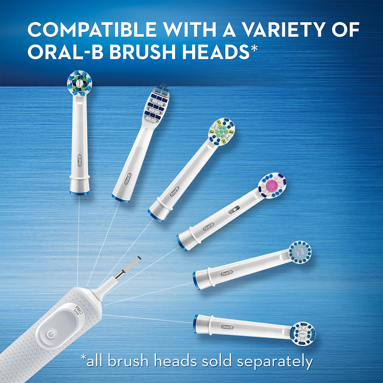 Oral-B Vitality Floss Action Pro-serien Hvide | DK_OB65902