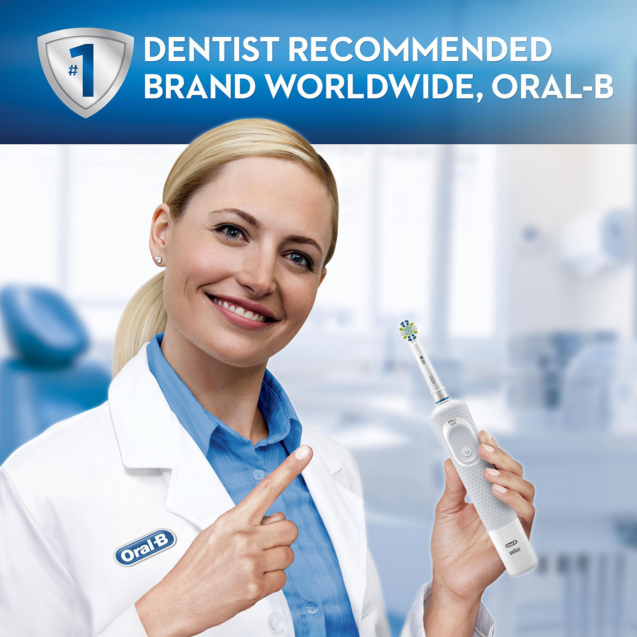 Oral-B Vitality Floss Action Pro-serien Hvide | DK_OB65902