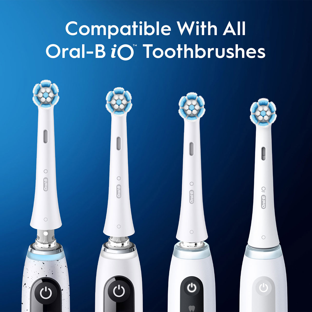 Oral-B iO Gentle Care iO Børstehoveder Hvide | DK_OB89083