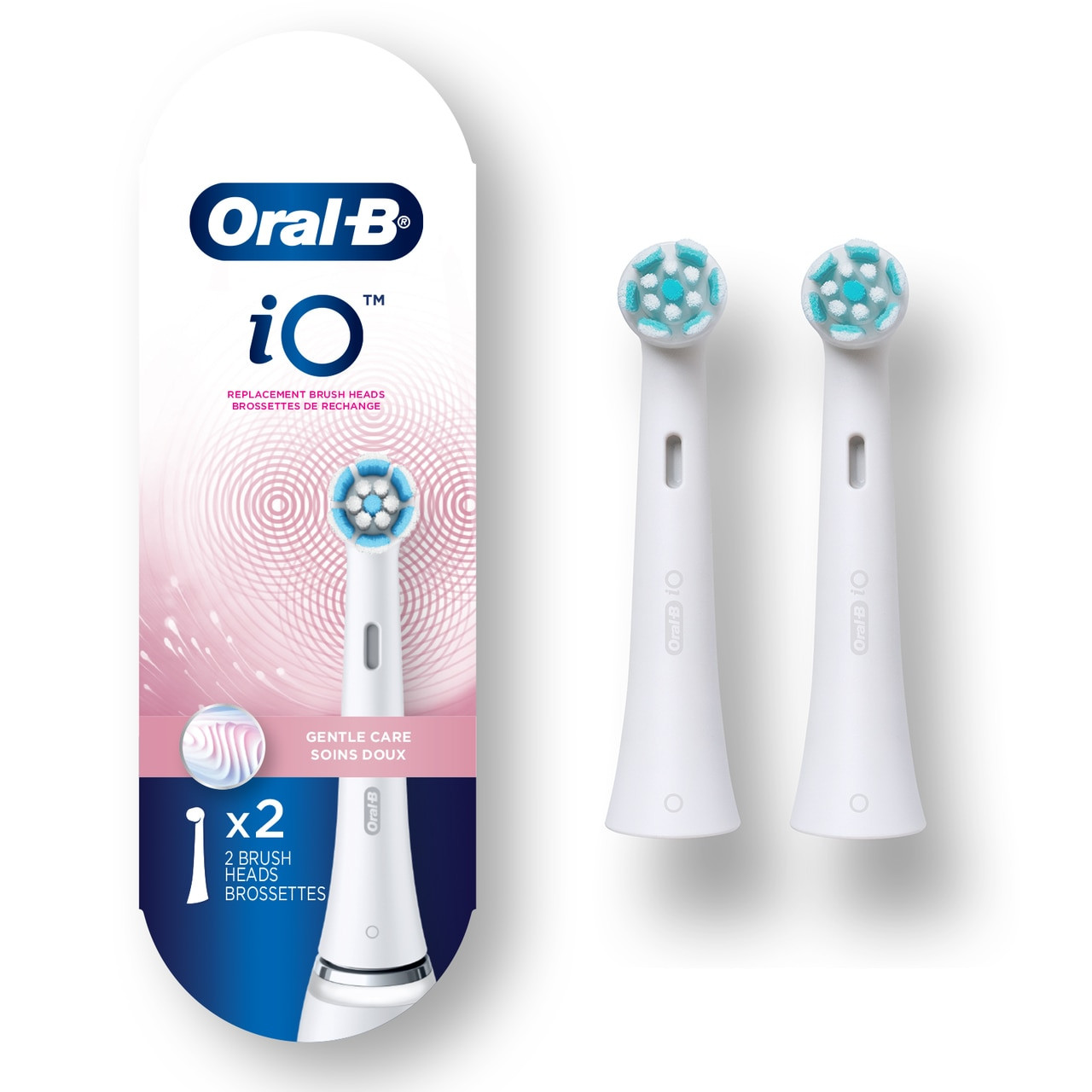 Oral-B iO Gentle Care iO Børstehoveder Hvide | DK_OB89083