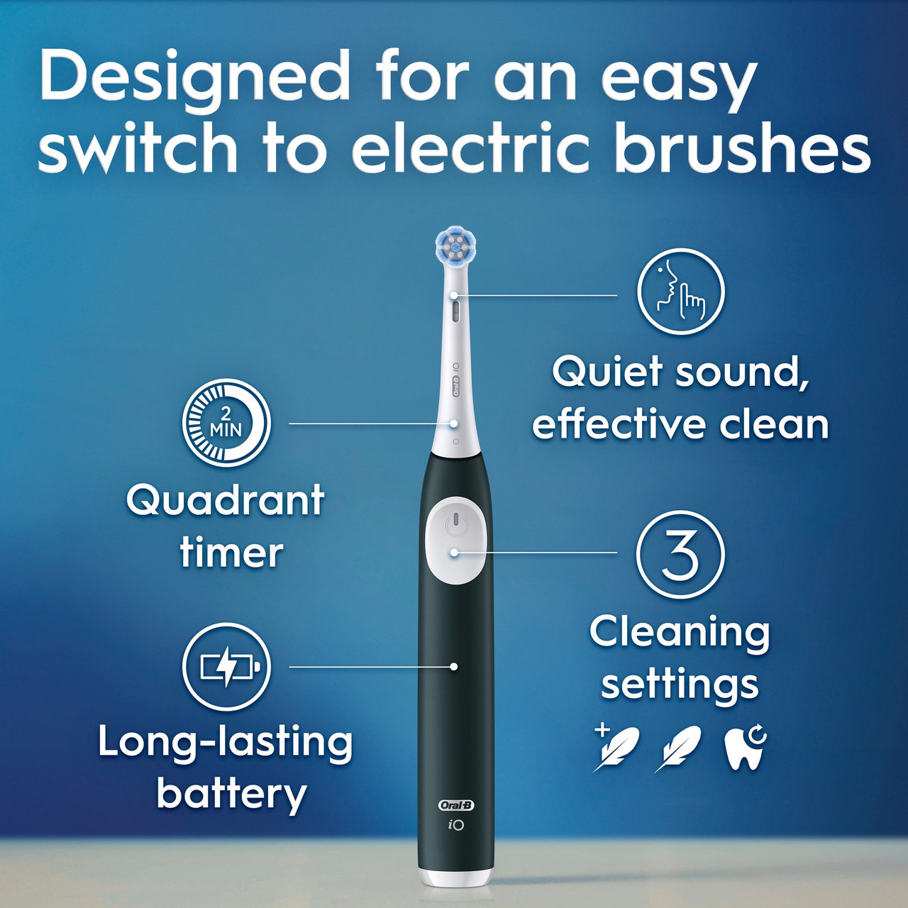 Oral-B iO Series 2 Rechargeable iO-serien Grøn | DK_OB70365