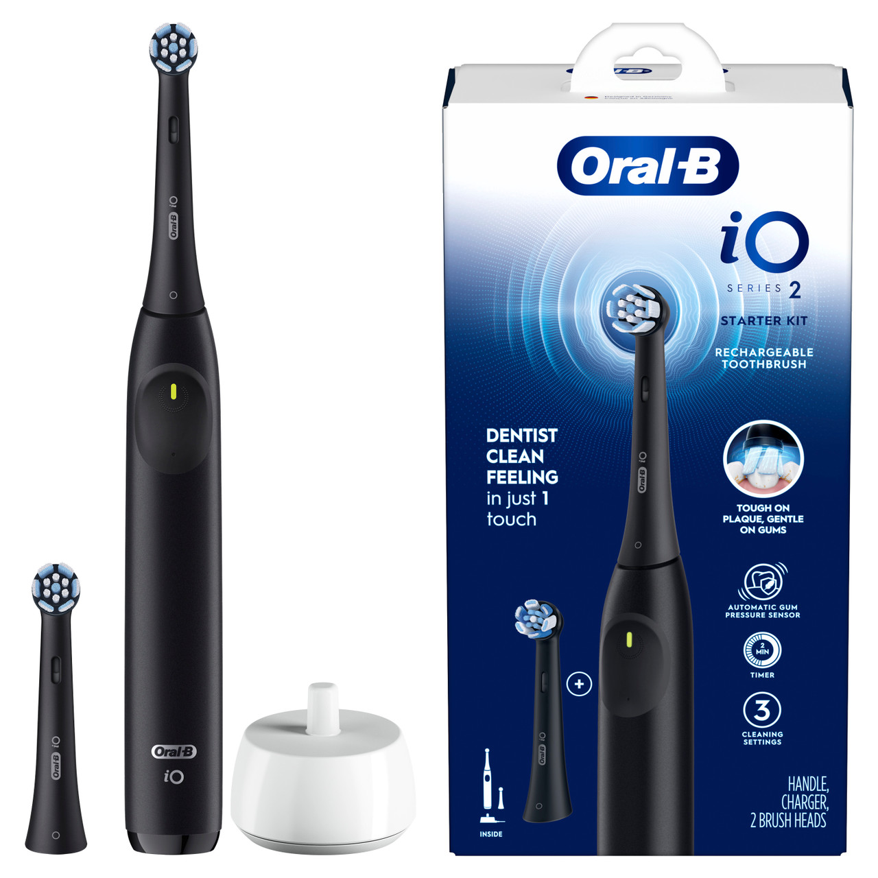 Oral-B iO Series 2 Rechargeable iO-serien Sort | DK_OB79487