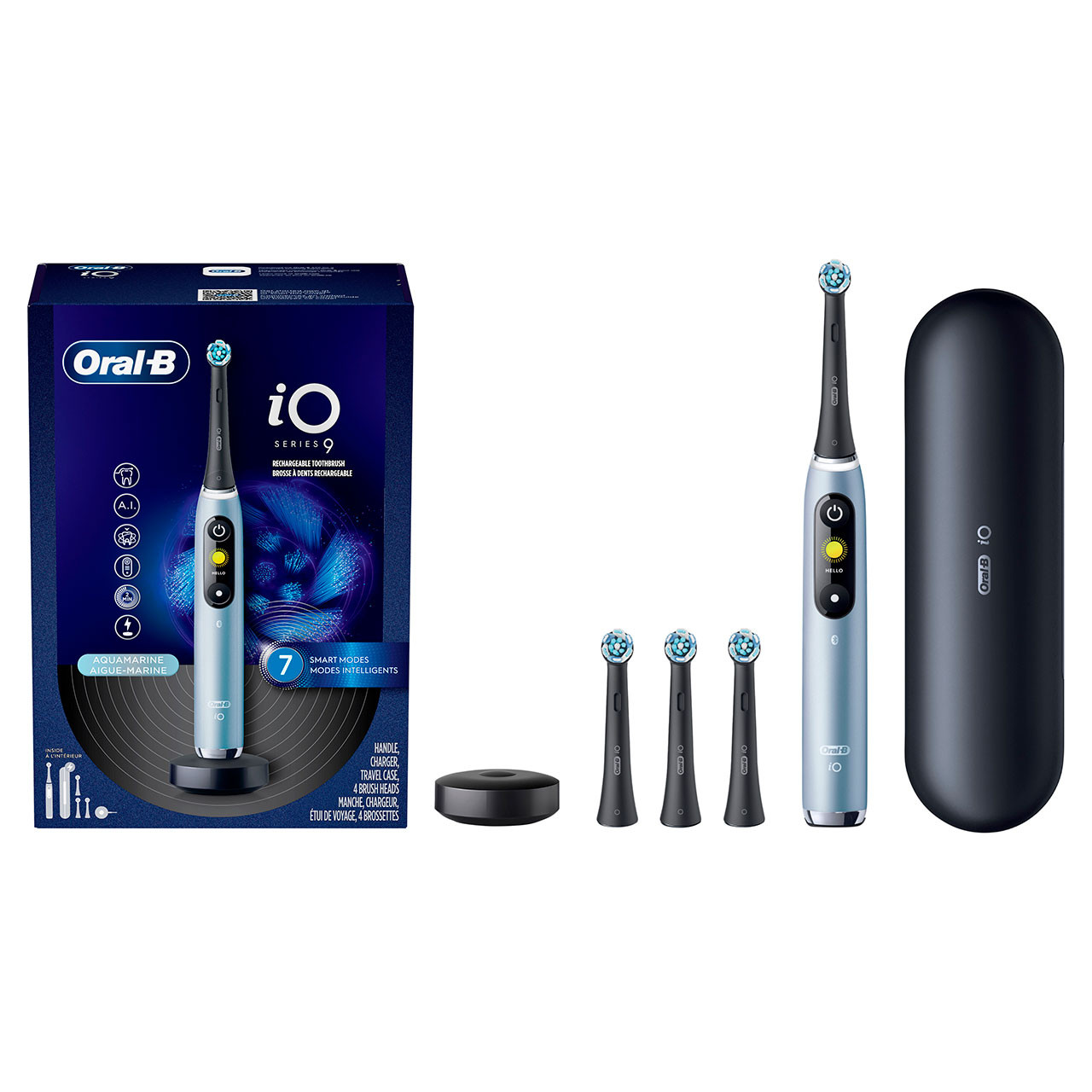 Oral-B iO Series 9 Rechargeable iO-serien Blå | DK_OB52705