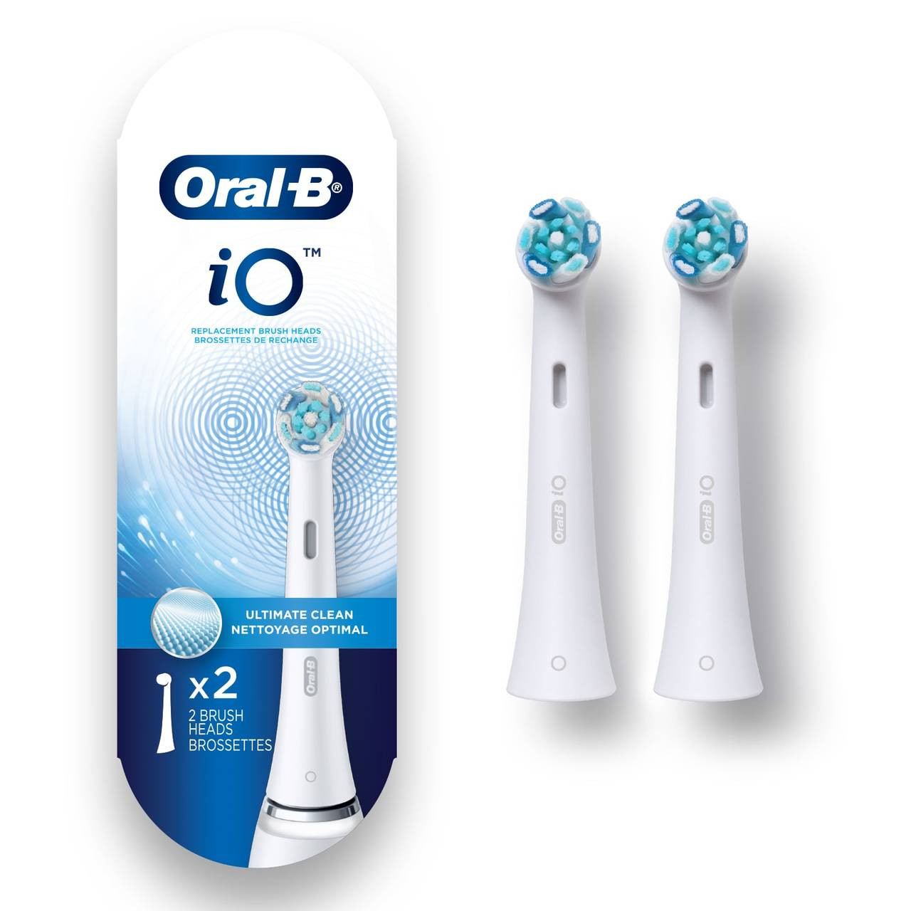 Oral-B iO Ultimate Clean iO Børstehoveder Hvide | DK_OB26510