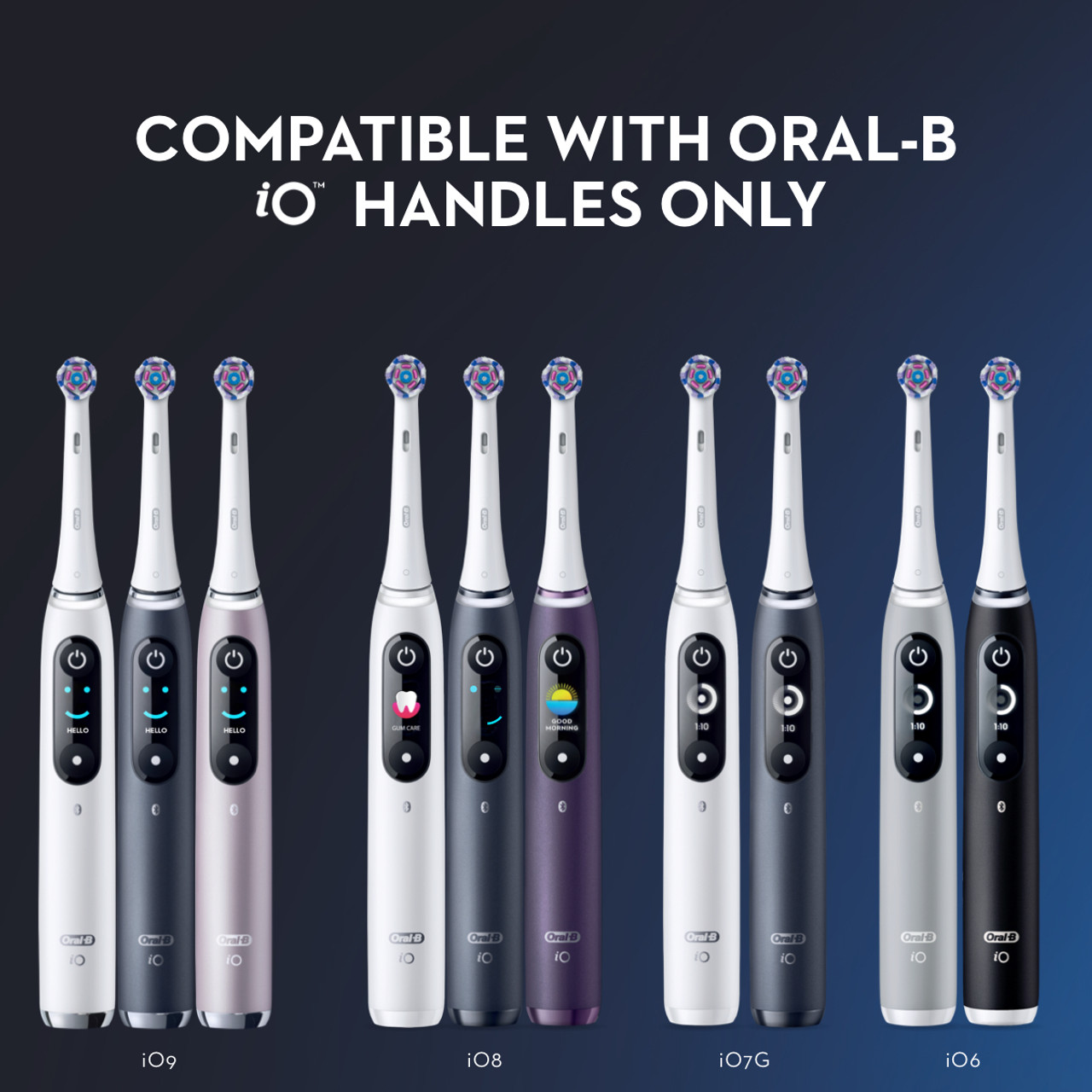 Oral-B iO Whitening Care iO Børstehoveder Hvide | DK_OB72810